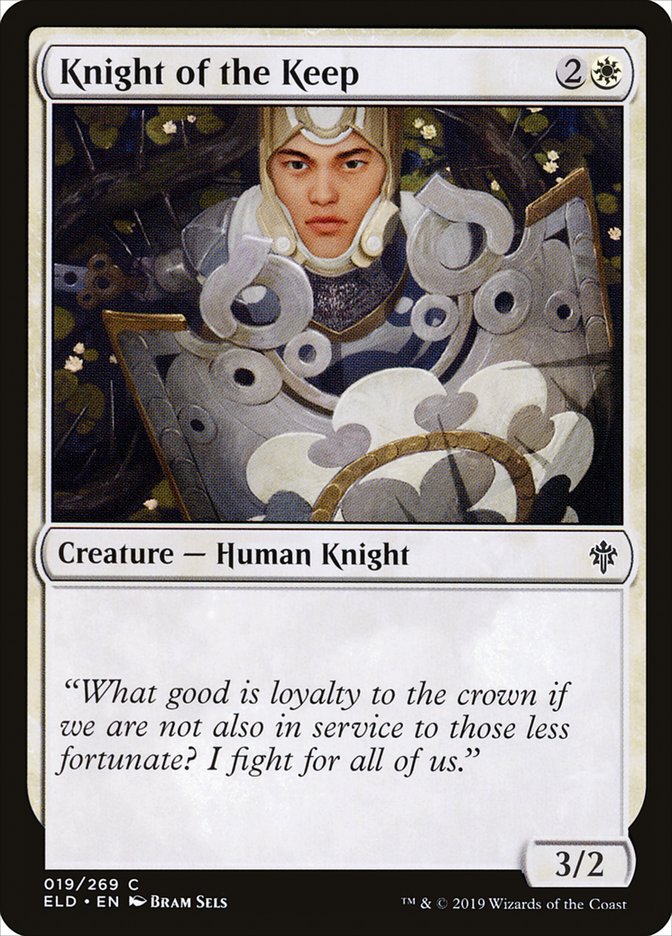 Knight of the Keep [Throne of Eldraine] | L.A. Mood Comics and Games