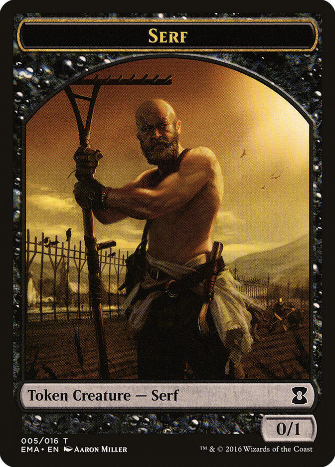 Serf Token [Eternal Masters Tokens] | L.A. Mood Comics and Games