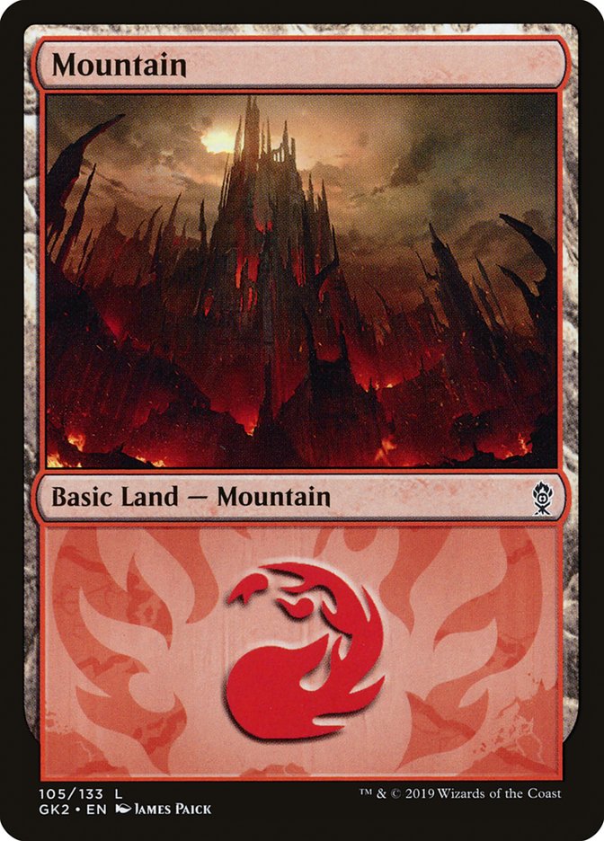 Mountain (105) [Ravnica Allegiance Guild Kit] | L.A. Mood Comics and Games