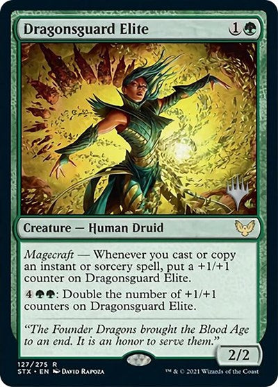 Dragonsguard Elite (Promo Pack) [Strixhaven: School of Mages Promos] | L.A. Mood Comics and Games