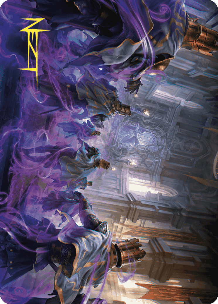 Eerie Interference Art Card (Gold-Stamped Signature) [Wilds of Eldraine Art Series] | L.A. Mood Comics and Games
