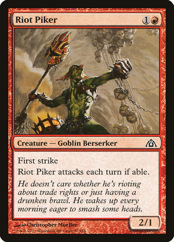Riot Piker [Dragon's Maze] | L.A. Mood Comics and Games