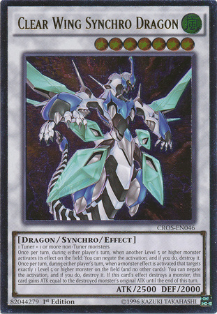 Clear Wing Synchro Dragon (UTR) [CROS-EN046] Ultimate Rare | L.A. Mood Comics and Games