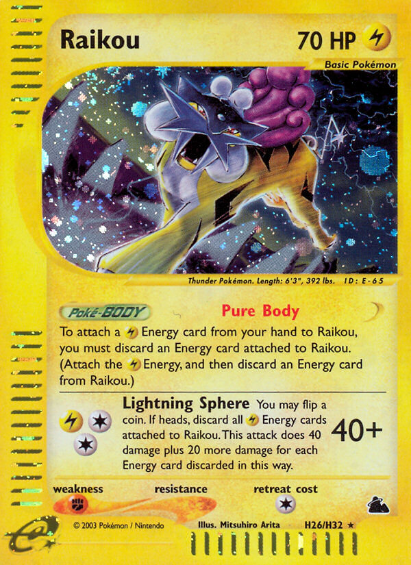 Raikou (H26/H32) [Skyridge] | L.A. Mood Comics and Games