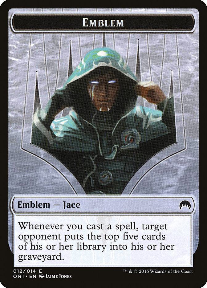 Jace, Telepath Unbound Emblem [Magic Origins Tokens] | L.A. Mood Comics and Games