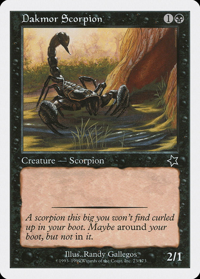 Dakmor Scorpion [Starter 1999] | L.A. Mood Comics and Games