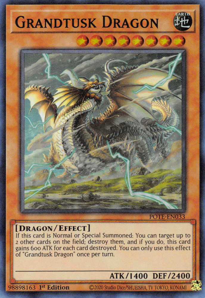 Grandtusk Dragon [POTE-EN033] Super Rare | L.A. Mood Comics and Games