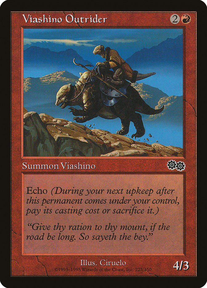 Viashino Outrider [Urza's Saga] | L.A. Mood Comics and Games