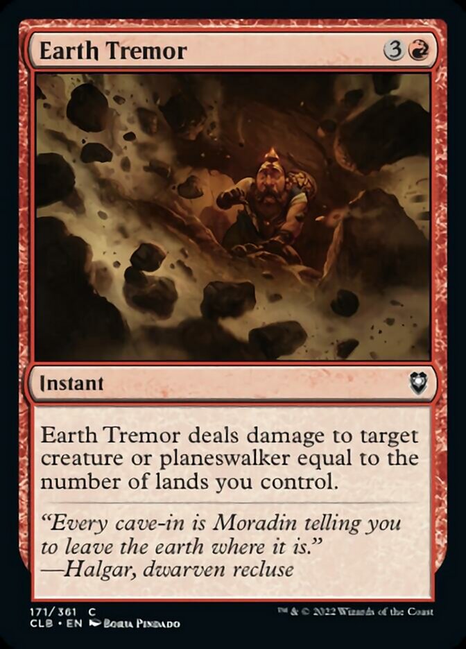 Earth Tremor [Commander Legends: Battle for Baldur's Gate] | L.A. Mood Comics and Games