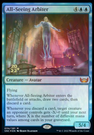 All-Seeing Arbiter [Streets of New Capenna Prerelease Promos] | L.A. Mood Comics and Games