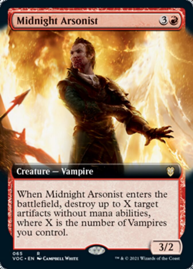 Midnight Arsonist (Extended Art) [Innistrad: Crimson Vow Commander] | L.A. Mood Comics and Games