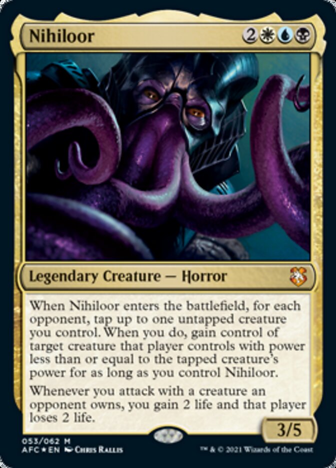 Nihiloor [Dungeons & Dragons: Adventures in the Forgotten Realms Commander] | L.A. Mood Comics and Games