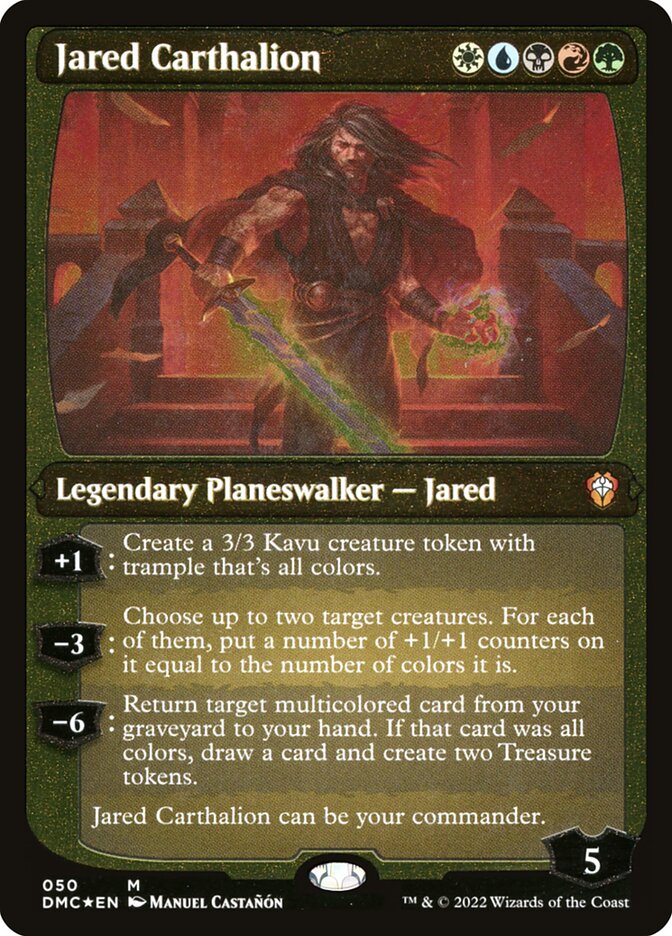 Jared Carthalion (Showcase Display Commander) [Dominaria United Commander] | L.A. Mood Comics and Games