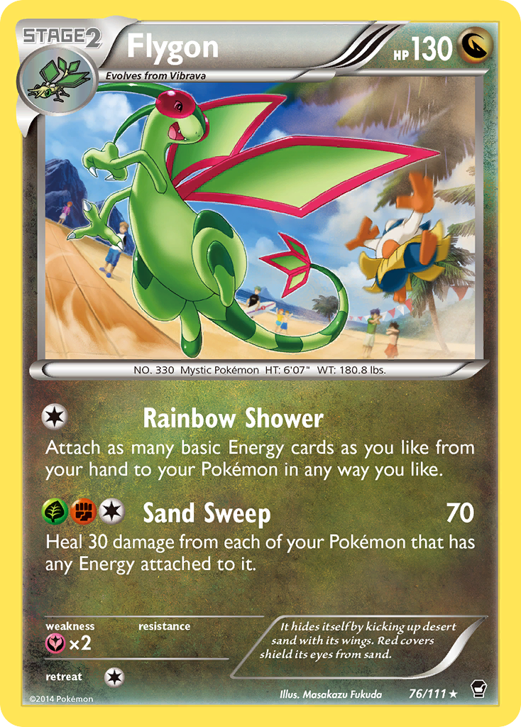 Flygon (76/111) [XY: Furious Fists] | L.A. Mood Comics and Games