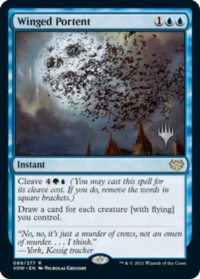 Winged Portent (Promo Pack) [Innistrad: Crimson Vow Promos] | L.A. Mood Comics and Games