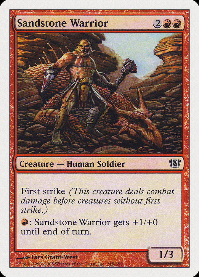 Sandstone Warrior [Ninth Edition] | L.A. Mood Comics and Games