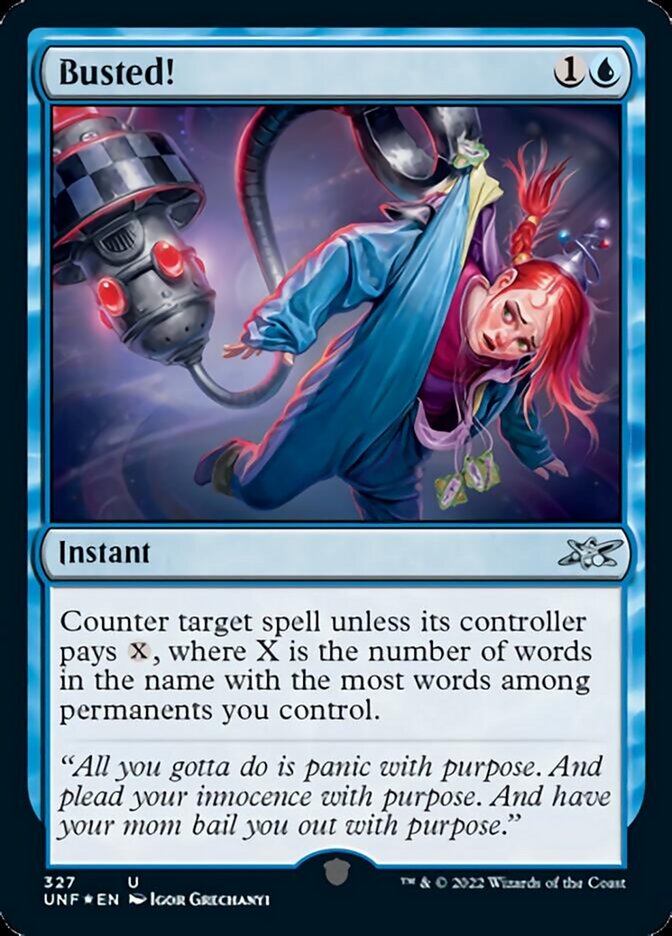 Busted! (Galaxy Foil) [Unfinity] | L.A. Mood Comics and Games