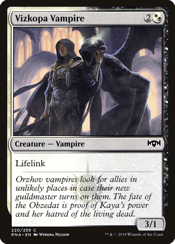 Vizkopa Vampire [Ravnica Allegiance] | L.A. Mood Comics and Games