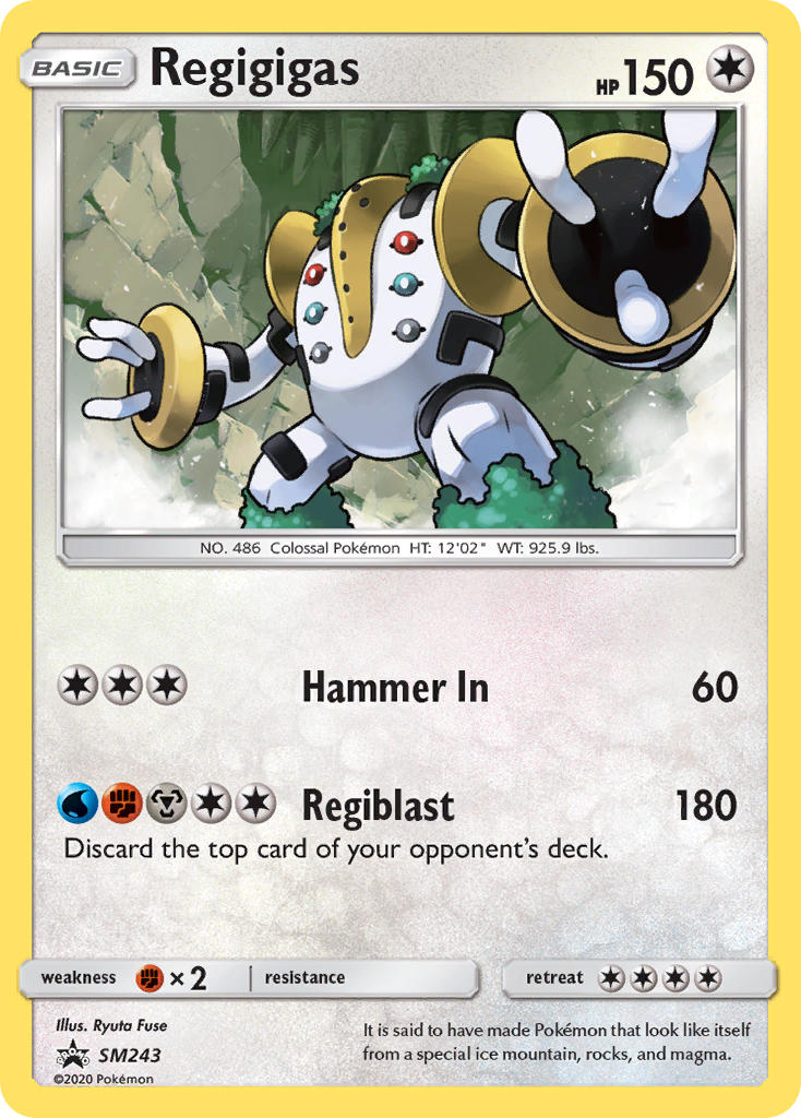 Regigigas (SM243) [Sun & Moon: Black Star Promos] | L.A. Mood Comics and Games
