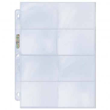 8-Pocket Platinum Page with 3-1/2" X 2-3/4" Pockets | L.A. Mood Comics and Games