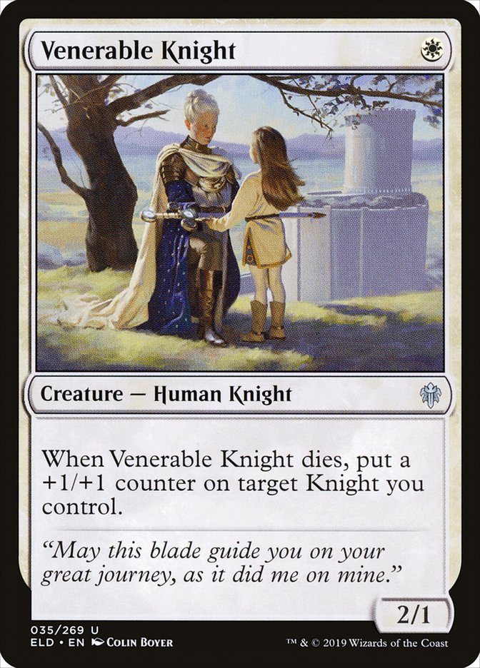 Venerable Knight [Throne of Eldraine] | L.A. Mood Comics and Games