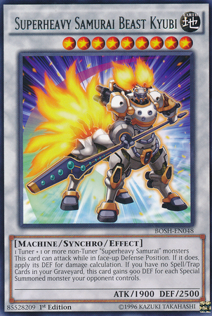 Superheavy Samurai Beast Kyubi [BOSH-EN048] Rare | L.A. Mood Comics and Games