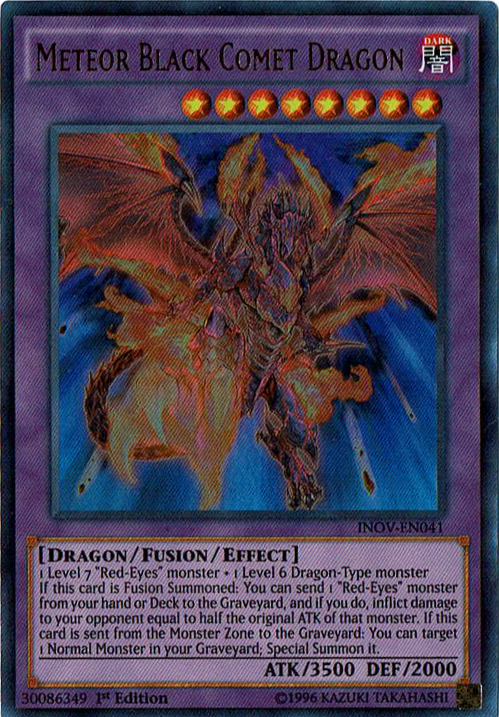 Meteor Black Comet Dragon [INOV-EN041] Ultra Rare | L.A. Mood Comics and Games