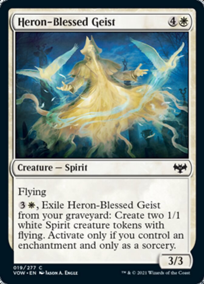 Heron-Blessed Geist [Innistrad: Crimson Vow] | L.A. Mood Comics and Games