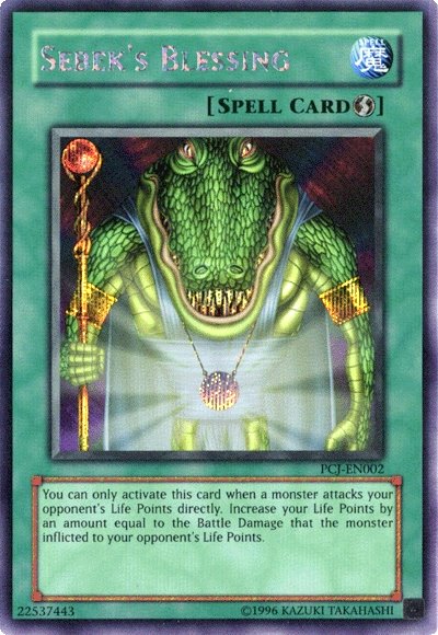 Sebek's Blessing [PCJ-EN002] Prismatic Secret Rare | L.A. Mood Comics and Games