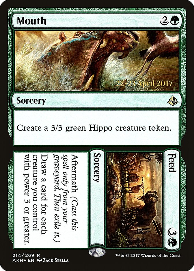 Mouth // Feed [Amonkhet Prerelease Promos] | L.A. Mood Comics and Games