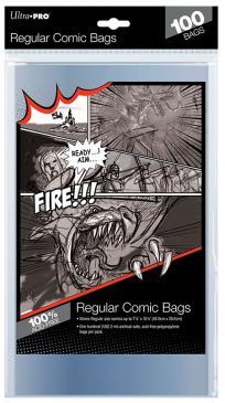 Regular Size 7-1/8" X 10-1/2" Comic Bags | L.A. Mood Comics and Games