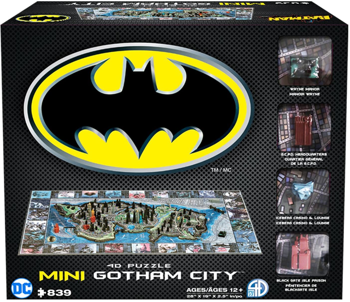 4D Cityscape Batman Mini Gotham City Puzzle | L.A. Mood Comics and Games