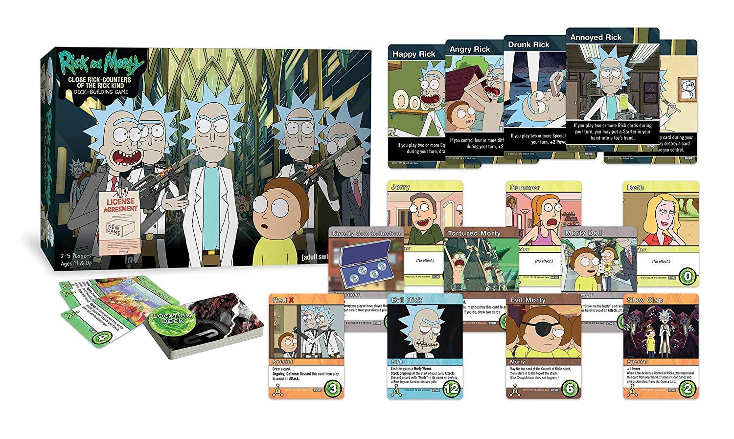 Rick And Morty: Close Rick-Counters Of The Rick Kind - Deck Building Game | L.A. Mood Comics and Games