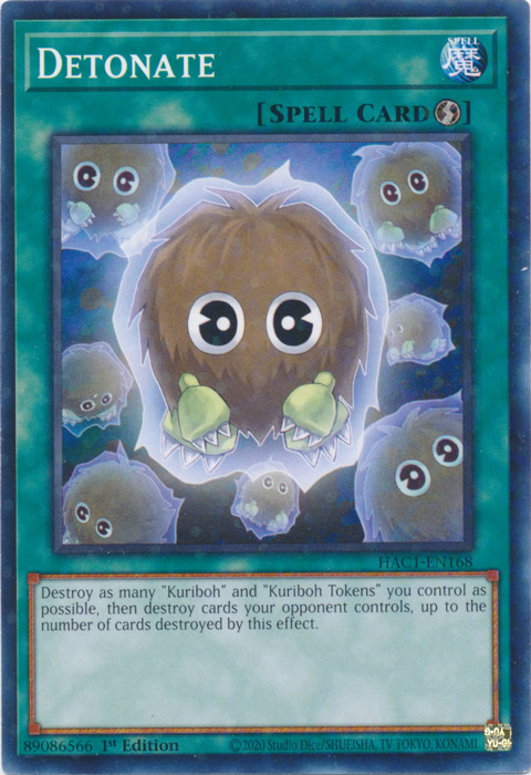 Detonate (Duel Terminal) [HAC1-EN168] Common | L.A. Mood Comics and Games