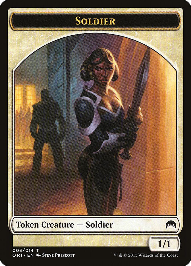 Soldier Token [Magic Origins Tokens] | L.A. Mood Comics and Games