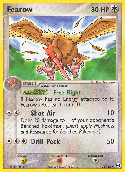 Fearow (24/112) [EX: FireRed & LeafGreen] | L.A. Mood Comics and Games