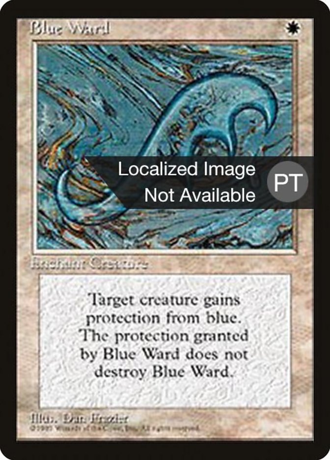 Blue Ward [Fourth Edition (Foreign Black Border)] | L.A. Mood Comics and Games