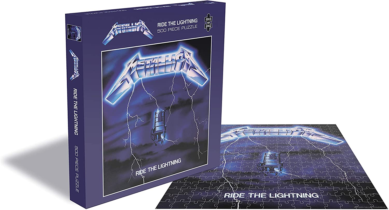 Metallica	Ride The Lightning (500 Piece Jigsaw Puzzle) | L.A. Mood Comics and Games