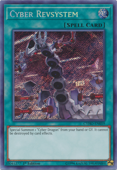 Cyber Revsystem [CYHO-EN059] Secret Rare | L.A. Mood Comics and Games