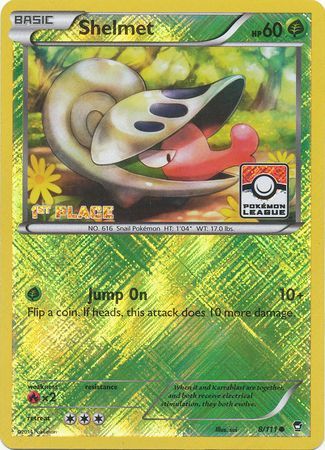 Shelmet (8/111) (League Promo 1st Place) [XY: Furious Fists] | L.A. Mood Comics and Games