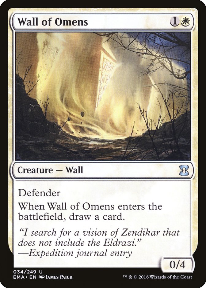 Wall of Omens [Eternal Masters] | L.A. Mood Comics and Games