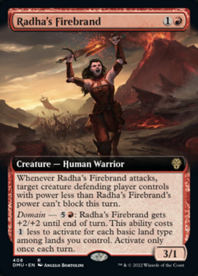 Radha's Firebrand (Extended Art) [Dominaria United] | L.A. Mood Comics and Games