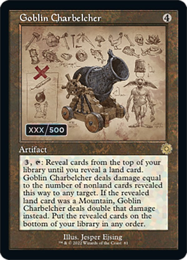 Goblin Charbelcher (Retro Schematic) (Serialized) [The Brothers' War Retro Artifacts] | L.A. Mood Comics and Games