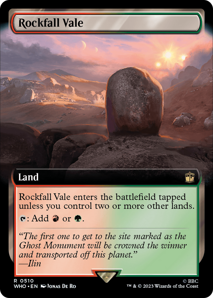Rockfall Vale (Extended Art) [Doctor Who] | L.A. Mood Comics and Games