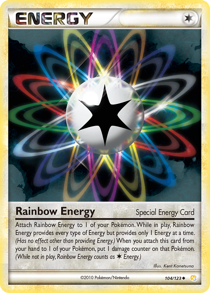 Rainbow Energy (104/123) [HeartGold & SoulSilver: Base Set] | L.A. Mood Comics and Games