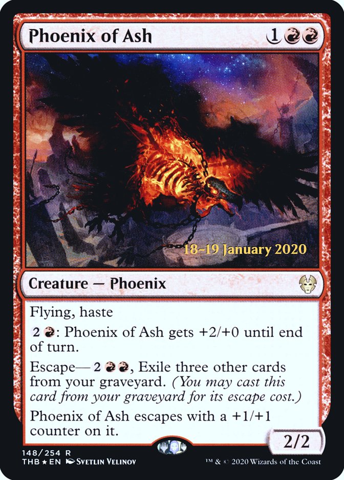 Phoenix of Ash [Theros Beyond Death Prerelease Promos] | L.A. Mood Comics and Games