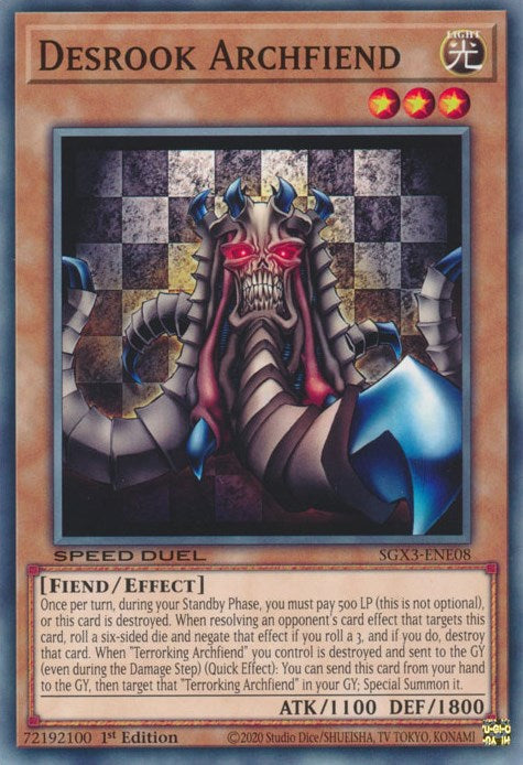 Desrook Archfiend [SGX3-ENE08] Common | L.A. Mood Comics and Games