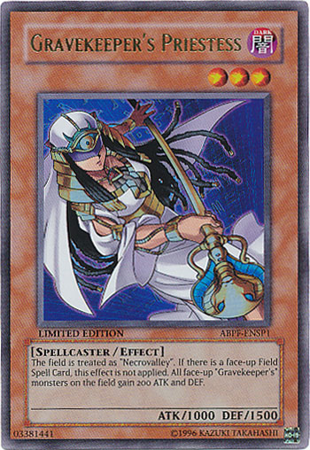 Gravekeeper's Priestess [ABPF-ENSP1] Ultra Rare | L.A. Mood Comics and Games