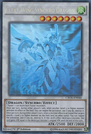 Clear Wing Synchro Dragon (Ghost Rare) [CROS-EN046] Ghost Rare | L.A. Mood Comics and Games