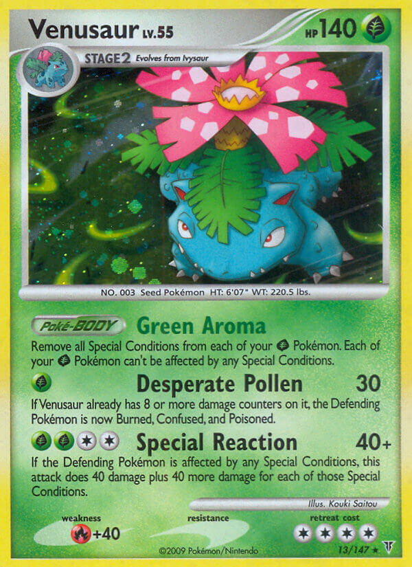 Venusaur (13/147) (Theme Deck Exclusive) [Platinum: Supreme Victors] | L.A. Mood Comics and Games